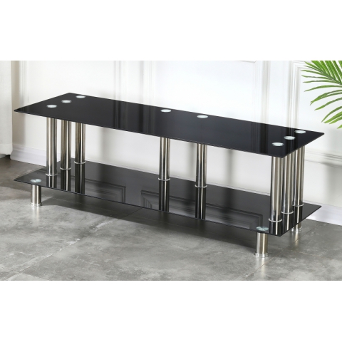 勝芳電視柜批發(fā) 金屬玻璃電視柜 簡(jiǎn)易電視柜 六泰家具