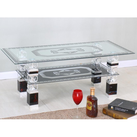 勝芳茶幾批發 板式茶幾 時尚茶幾組合 玻璃茶幾 玻璃平板茶幾 客廳茶幾 鋼化玻璃柜 六泰家具