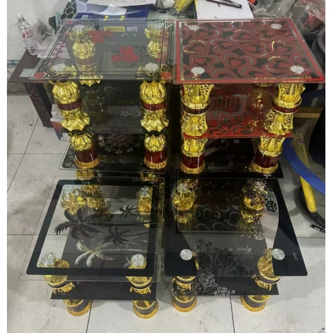 勝芳茶幾批發 時尚茶幾組合 玻璃茶幾 玻璃平板茶幾 客廳茶幾 鋼化玻璃柜 六泰家具