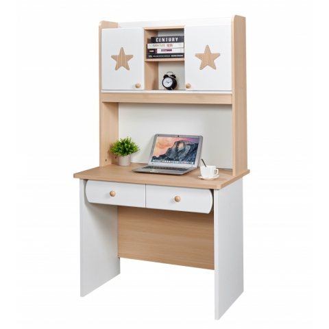 勝芳電腦桌批發 書桌書架組合 一體桌 現代簡約家用學生電腦臺式桌 臥室書柜 寫字桌子 寫字桌 寫字臺 帶抽屜電腦桌 臥室家具 兄弟家具