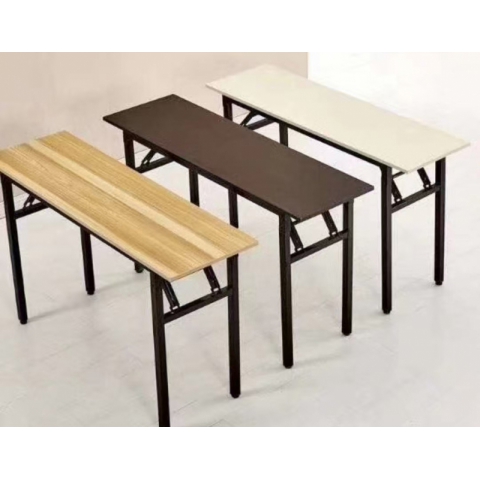 勝芳折疊桌批發(fā) 快餐桌 食堂桌 鋼木餐桌 長(zhǎng)條桌 長(zhǎng)方形餐桌 紅生家具
