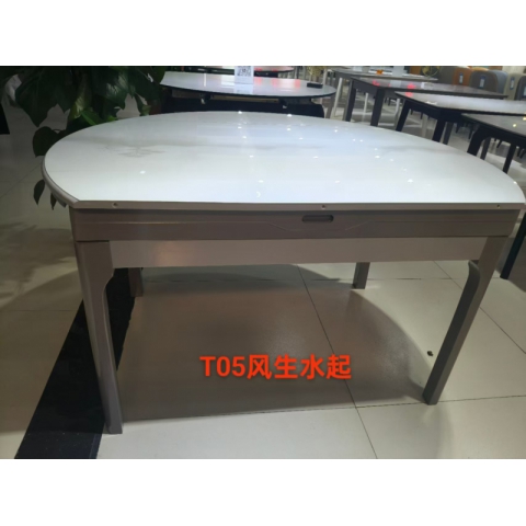 勝芳餐桌批發 餐臺 簡約餐桌 小戶型餐桌 抽拉臺 餐桌椅組合  巖板桌 餐廳家具 餐廚家具批發  永順家具