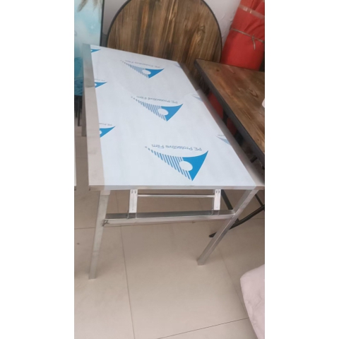 60x120cm不銹鋼地攤桌 勝芳地攤桌批發 地攤桌 烤肉桌 不銹鋼餐桌 可折疊小方桌 吃飯桌 烤火桌 餐桌 鑫龍輝家具