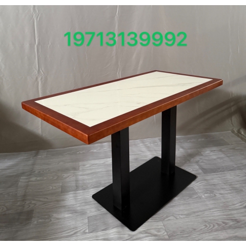 勝芳快餐桌批發(fā) 咖啡臺批發(fā) 實(shí)木餐飲桌  定制餐廳實(shí)木商用桌 鋼木餐桌 洽談桌 方桌 恒玖家具