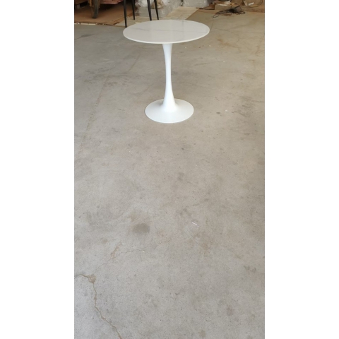 咖啡臺休閑圓臺獨腿桌巖板桌圓盤桌茶桌