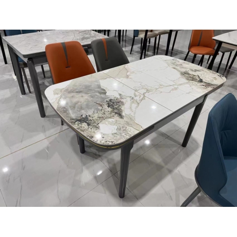 勝芳餐桌批發(fā) 理石餐桌 長條桌 抽拉臺 歐式餐桌 歐式餐臺 簡約餐桌 小戶型巖板餐桌 理石餐桌椅組合 巖板餐臺 歐式家具 隆派桌椅