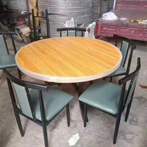 勝芳餐椅批發 快餐桌椅組合 小吃面館 早餐燒烤 飯店奶茶漢堡店 餐飲桌子 商用經濟型 高馳家具