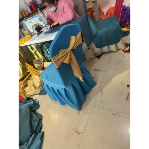 勝芳椅套批發 彈力椅套 酒店椅套 飯店會議宴會椅套 婚慶餐廳椅子套罩白色百褶裙連體凳子套 慕月霆家具