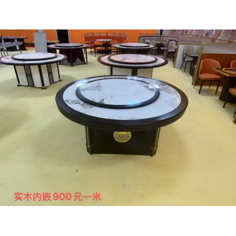 實木內嵌圓桌 勝芳酒店家具批發 酒店餐桌 大圓桌 酒店圓桌 酒店桌 圓桌 轉盤桌 實木圓桌 實木大餐臺 普沃達家具