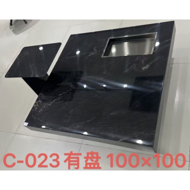 勝芳巖板茶幾批發 套幾 大小圓 組合圓茶幾  網紅茶幾 輕奢茶幾 巖板茶幾 鐵藝茶幾 百思德家具