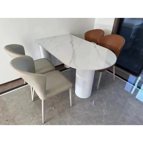 勝芳餐臺(tái)批發(fā)  巖板餐桌 簡(jiǎn)約餐臺(tái) 客廳家具 歐式家具 北歐  梵德家具