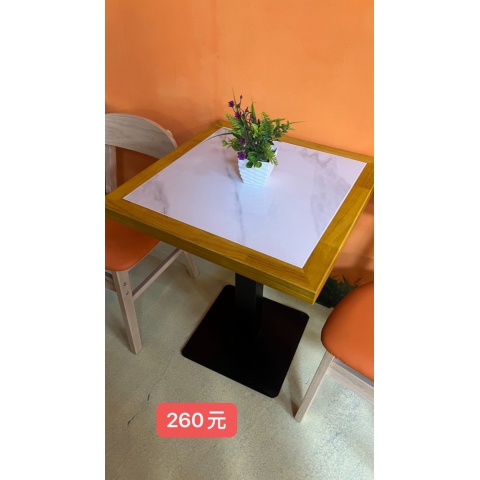 勝芳家具批發 實木巖板桌 單柱桌 會議桌 咖啡桌 奶茶桌 實木餐桌 酒店桌子 普沃達家具