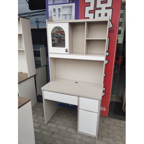 勝芳電腦桌批發 書桌書架組合 一體桌 現代簡約家用學生電腦臺式桌 臥室書柜 寫字桌子 寫字桌 寫字臺 帶抽屜電腦桌 臥室家具 兄弟家具