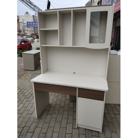 勝芳電腦桌批發 書桌書架組合 一體桌 現代簡約家用學生電腦臺式桌 臥室書柜 寫字桌子 寫字桌 寫字臺 帶抽屜電腦桌 臥室家具 兄弟家具