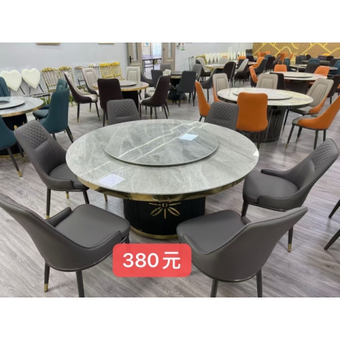 勝芳家具批發(fā) 飯店桌椅 餐廳桌椅 酒店家具 巖板餐桌 飯店大圓桌 巖板轉(zhuǎn)盤桌 手動轉(zhuǎn)盤桌 1.6巖板桌 包廂餐桌 普沃達(dá)家具