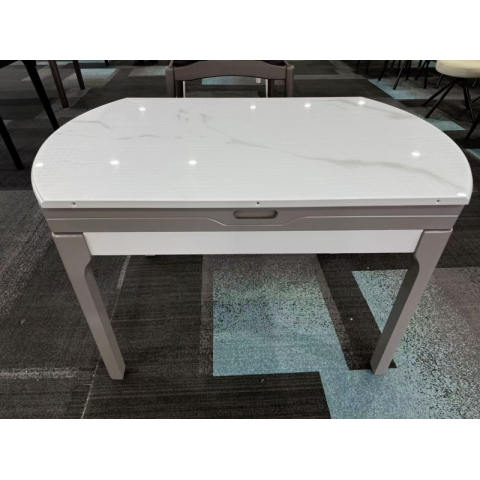 勝芳餐桌批發 理石餐桌 長條桌 抽拉臺 歐式餐桌 歐式餐臺 簡約餐桌 小戶型巖板餐桌 理石餐桌椅組合 巖板餐臺 歐式家具 隆派家具