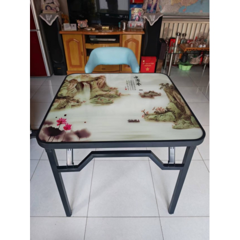 勝芳不擋腿玻璃桌批發(fā) 折疊桌 炕桌 鋼木桌面 快餐桌面 大小桌面 主題桌面 餐廳家具 飯店家具 簡(jiǎn)易家具 騰凱家具