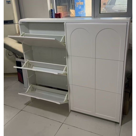 勝芳鞋柜批發(fā) 實(shí)木鞋柜 板式鞋柜 儲(chǔ)物柜 門外陽臺(tái)玄關(guān)柜 出租房鞋柜 新款進(jìn)門客廳收納柜 會(huì)來家具