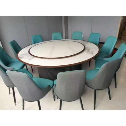 勝芳巖板大圓桌批發 酒店桌椅 酒店電動餐桌 巖板餐桌 火鍋桌子  手動大圓桌 酒店圓桌 飯店餐桌椅 轉盤桌  餐桌 全程酒店家具