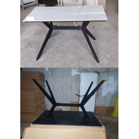 勝芳巖板方桌批發(fā) 快餐桌 飯店桌椅 酒店餐桌 長(zhǎng)桌  方桌 全程酒店家具