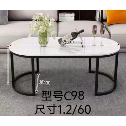 勝芳茶幾批發(fā) 巖板茶幾 鐵藝茶幾 梓萌家具