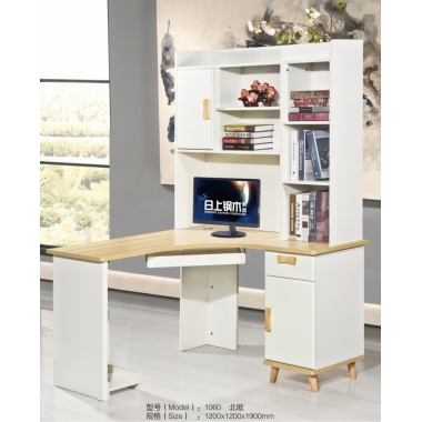 勝芳烤漆電腦桌書(shū)柜批發(fā) 免漆電腦桌 板式烤漆書(shū)架電腦桌，板式電腦桌，免漆電腦桌 日上家具