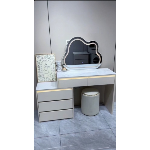 勝芳梳妝臺批發 現代簡約型 網紅小型化妝桌 輕奢 梳妝臺 梳妝桌 化妝柜 梳妝臺 化妝臺 化妝桌 美典雅居家具