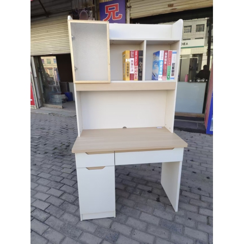 勝芳電腦桌批發 書桌書架組合 一體桌 現代簡約家用學生電腦臺式桌 臥室書柜 寫字桌子 寫字桌 寫字臺 帶抽屜電腦桌 臥室家具 兄弟家具