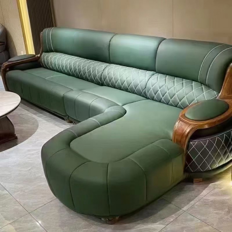 香河實木沙發(fā) 烏金木加超纖皮和牛皮面料高檔沙發(fā) 烏金木新中式沙發(fā)組合 烏金木沙發(fā)組合 廣東生產(chǎn)香河倉庫現(xiàn)貨直發(fā) 香河潤澤家具