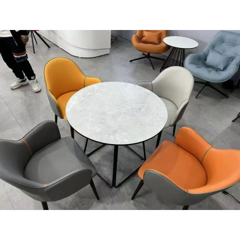 休閑洽談椅軟包椅