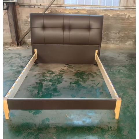 貓爪皮 勝芳床鋪批發 雙人床 軟床 簡約軟床 臥室家具 金利源家具