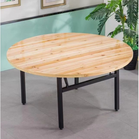 勝芳折疊桌批發(fā) 圓形簡易折疊餐桌 酒店大圓桌 圓形折疊桌 小戶型家用折疊飯桌 簡約酒店圓桌 餐廳圓桌 慕月霆家具