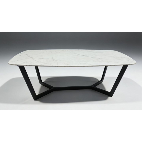 新款馬肚巖板茶幾廠家批發 巖板茶幾 客廳茶幾 鐵藝茶幾 瑞京家具