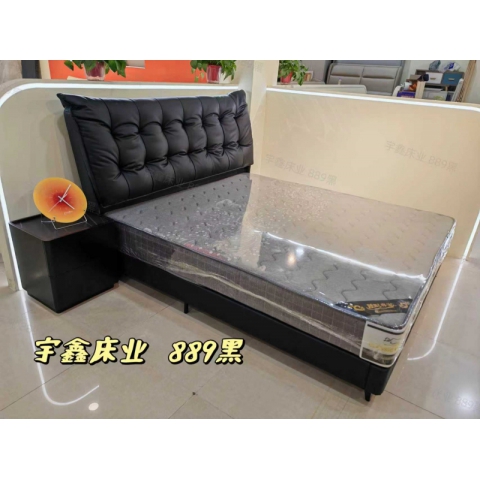 勝芳床鋪批發 雙人床 軟床 現代簡約軟床 北歐輕奢軟床 臥室家具 小戶型家具 高檔床 高端床 宇鑫家具