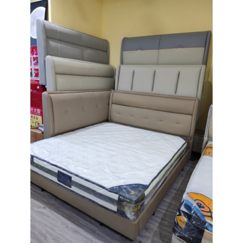 勝芳床鋪批發 雙人床 軟床 現代簡約軟床 北歐輕奢軟床 臥室家具 小戶型家具 高檔床 高端床 宇鑫家具