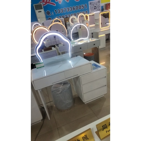 勝芳梳妝臺(tái)批發(fā) 現(xiàn)代簡(jiǎn)約型 網(wǎng)紅小型化妝桌 輕奢 梳妝臺(tái) 梳妝桌 化妝柜 梳妝臺(tái) 化妝臺(tái) 化妝桌 美典雅居家具