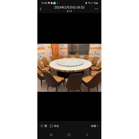 勝芳酒店家具批發(fā) 大圓桌  火鍋桌 酒店圓桌 酒店餐桌 飯店餐桌 酒店家具 轉(zhuǎn)盤桌  巖板桌 火鍋桌  丹林家具