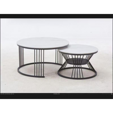 勝芳茶幾批發 套幾  瓷片茶幾 鐵藝茶幾 巖板茶幾 玻璃茶幾 板式茶幾 簡約現代北歐 茶桌 家用 小戶型 客廳 圓形桌子 高低組合 創意小茶臺  鑫尚億家具