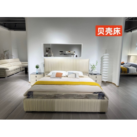 香河軟床批發 橡木床板實木床邊 雙人床 婚床 儲物大床 香河潤澤家具